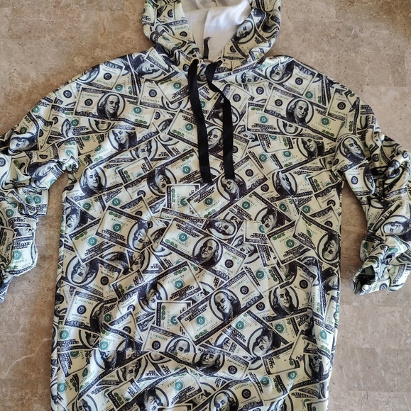 💵 Money 💵 women hoodie 💵 size small long - Picture 6 of 6